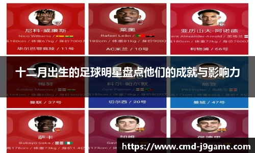 十二月出生的足球明星盘点他们的成就与影响力